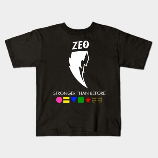 Power Rangers ZEO: Stronger than before Kids T-Shirt